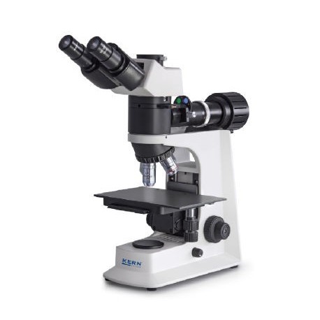 OKM 172 Metallurgisches Mikroskop Binokular Inf Plan 5/10/20/40: WF10x18: 30W Hal (IL) - Kern Waage