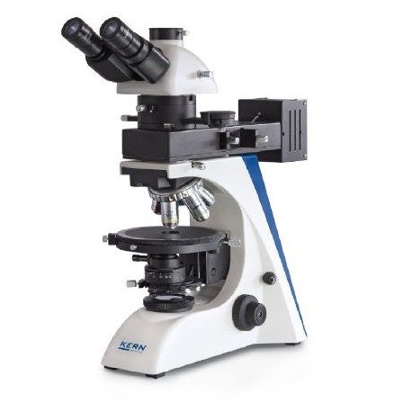OPO 183 Polarisierendes Mikroskop Binokular Inf Plan 4/10/20/40: WF10x18: 50W Hal (IL) - Kern Waage